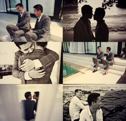 Ảnh cưới đẹp và lãng mạn của NTK Adrian Anh Tuấn và Sơn Đoàn dưới ống kính của nhiếp ảnh gia Tang Tang.