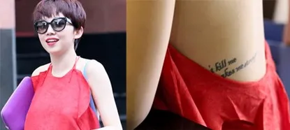 Nữ nghệ sĩ Việt với hình xăm độc, nhạy cảm ảnh 16