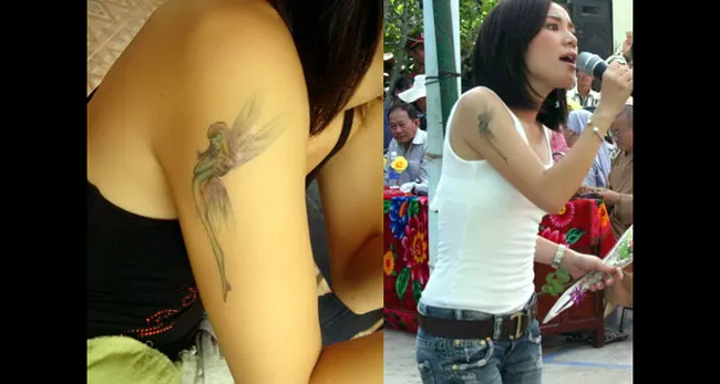 Nữ nghệ sĩ Việt với hình xăm độc, nhạy cảm ảnh 4