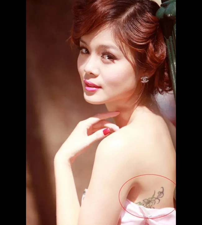 Nữ nghệ sĩ Việt với hình xăm độc, nhạy cảm ảnh 24
