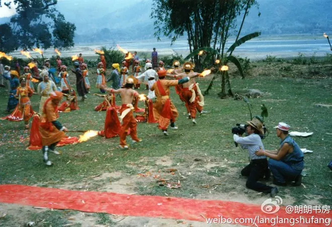 Hậu trường màn múa hát của Ngọc thố tinh. Ảnh hậu trường quý của 'Tây du ký' 1982