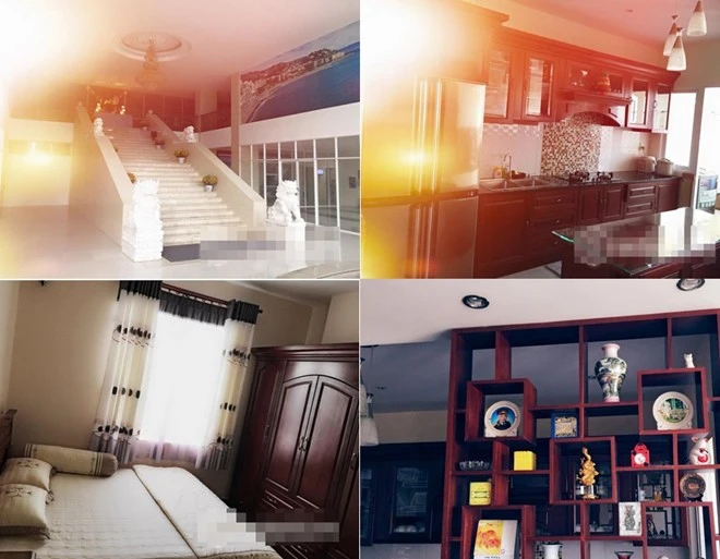 Trên trang cá nhân, Trà Ngọc Hằng chia sẻ đây là món quà cô tặng mẹ đồng thời đăng tải những bức ảnh bên trong căn hộ và nội thất hầu hết bằng gỗ. 