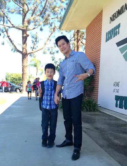 Các nhóc tỳ nổi tiếng showbiz Việt là bản sao của bố ảnh 12 Các nhóc tỳ nổi tiếng showbiz Việt là bản sao của bố ảnh 12