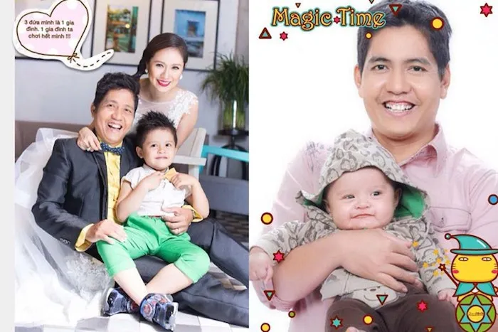 Các nhóc tỳ nổi tiếng showbiz Việt là bản sao của bố ảnh 6 Các nhóc tỳ nổi tiếng showbiz Việt là bản sao của bố ảnh 6