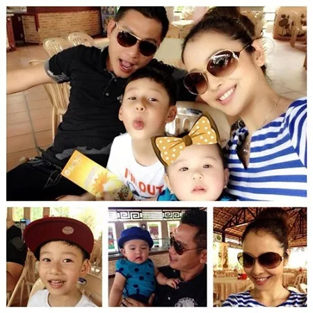 Gia đình hạnh phúc của Jennifer Phạm.