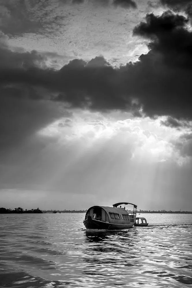 Quang cảnh vùng sông nước Mekong - Ảnh chụp năm 2014