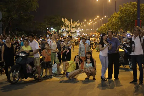TP.HCM: Người dân háo hức xem pháo hoa ảnh 9