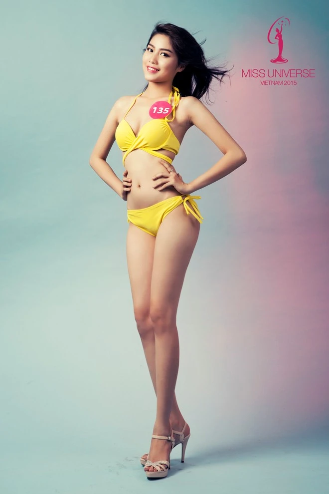 10 thí sinh HH Hoàn vũ miền Nam có số đo ba vòng lý tưởng