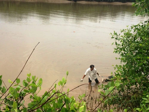 Phát hiện một thi thể bị phân hủy trên sông Phước Long ảnh 1