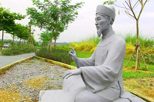 Vườn tượng danh nhân ở làng đại học ảnh 11