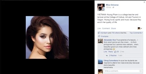 Hoa hậu Phạm Hương chính thức dự thi Hoa hậu Hoàn vũ thế giới ảnh 1 pham-huong