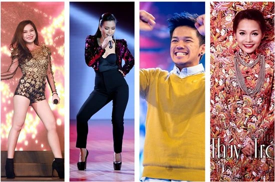 Uyên Linh, quán quân, The voice, Thu Minh, Tùng Dương, vietnam idol, Thanh Thúy, Đức Tuấn, Võ Hạ Trâm, Tùng Dương, Hoàng Hải, Trọng Tấn, Đào Tố Loan, Uyên Linh, Nhật Thủy, Nguyễn Đình Thanh Tâm, Phương Vy, Trọng Hiếu, Hương Tràm, Đoàn Thúy Trang