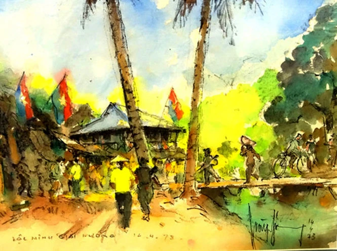 Tranh của họa sĩHuỳnh Phương Đông