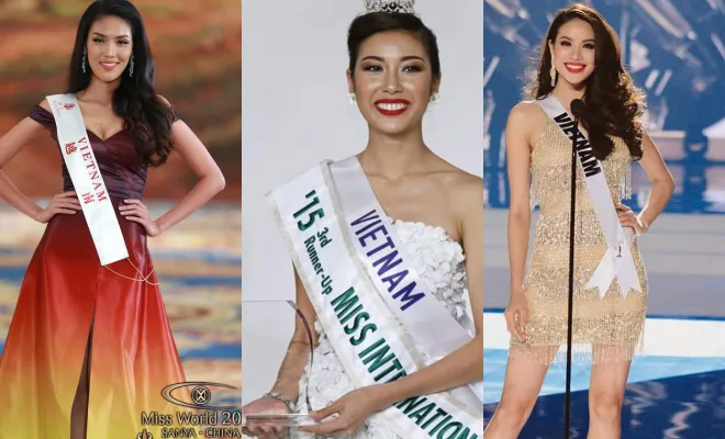 Nhan sắc Việt đứng thứ 8 trên thế giới ảnh 14 Lan Khuê lọt Top 11 Hoa hậu Thế giới, Thúy Vân giành giải Á hậu 3 Hoa hậu Quốc tế và Phạm Hương được giới chuyên môn đánh giá cao khi dự Hoa hậu Hoàn vũ.