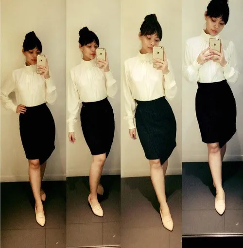  Vì yêu thích phong cách ăn mặc của Hà Hồ, Ý Nhi thường xuyên phối đồ theo style đó... 