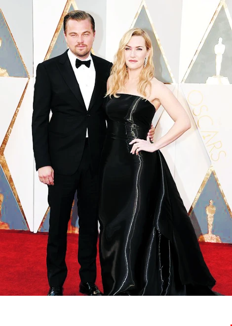 Bộ đôi 'Titanic' tái ngộ trên thảm đỏ Oscar 2016