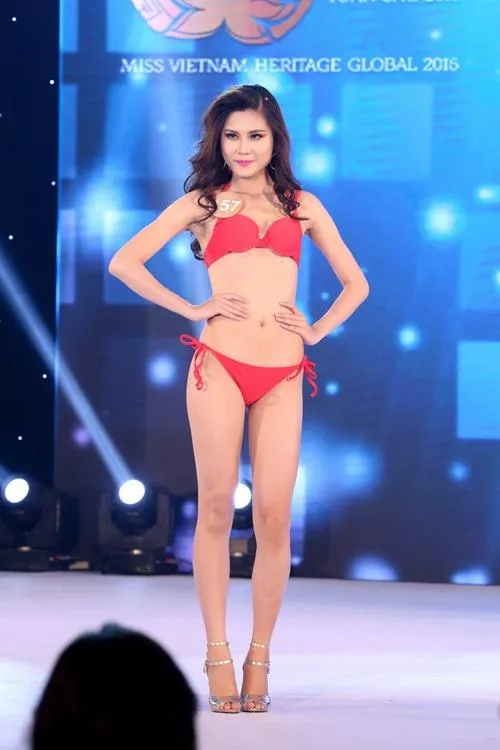 Thái Thùy Dung: SN 1995, đến từ Đà Nẵng, cao 1m75, cân nặng 56kg, số đo 3 vòng: 80-60-87