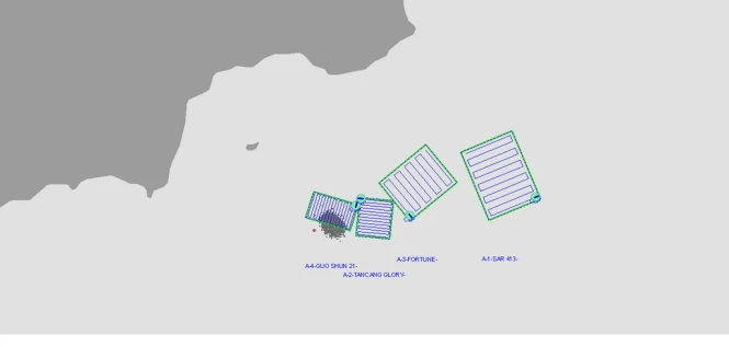 1 tàu chìm, 2 thuyền viên mất tích trên biển Vũng Tàu 