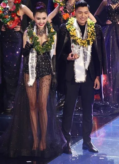 Ngọc Duyên 'Tân Nữ hoàng Sắc đẹp Toàn cầu 2016' là ai? ảnh 11 Ngọc Duyên giành giải đồng siêu mẫu Việt Nam. Ảnh VNE