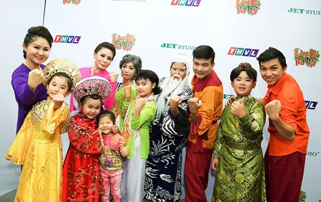 Các đồng ấu cải lương đại náo 'Làng hài mở hội' - ảnh 1