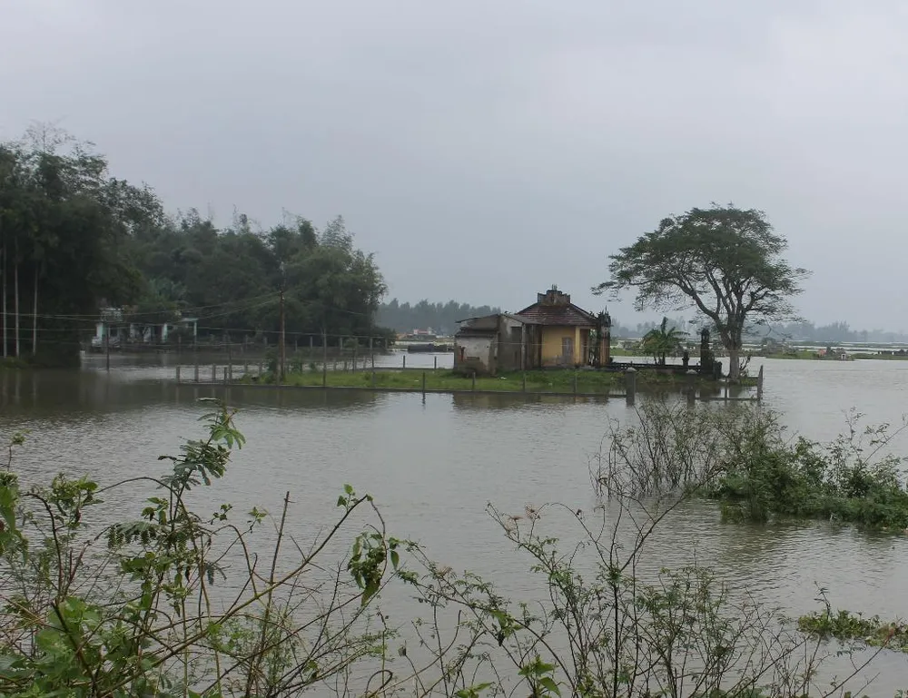Quảng Ngãi: Lũ chồng lũ ảnh 5 Nhiều khu dân cư xã Nghĩa Thương, huyện Tư Nghĩa bị cô lập chia cắt