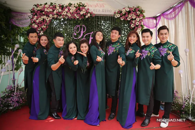 Trưa nay, họ sẽ ở lại Trà Vinh dự tiệc mừng tân lang, tân nương.