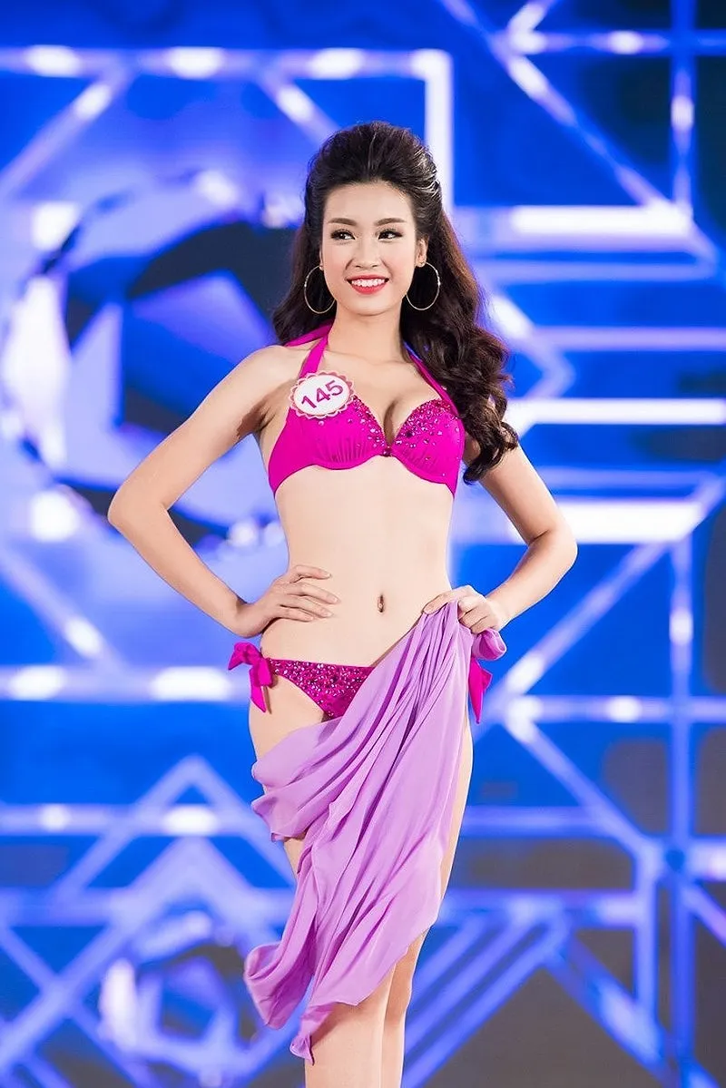 Hoa hậu Mỹ Linh diện bikini trước chung kết Miss World - ảnh 2