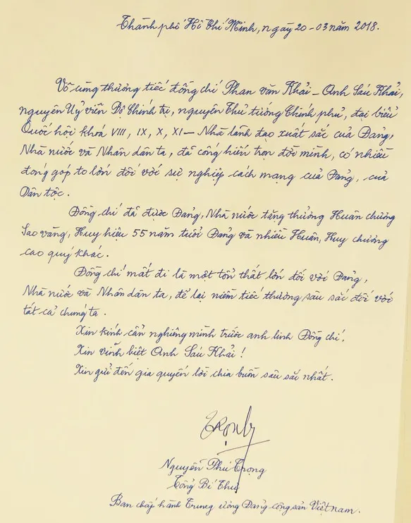 Lãnh đạo Đảng, Nhà nước viếng cố TT Phan Văn Khải ảnh 6 Lãnh đạo Đảng, Nhà nước viếng cố TT Phan Văn Khải ảnh 6