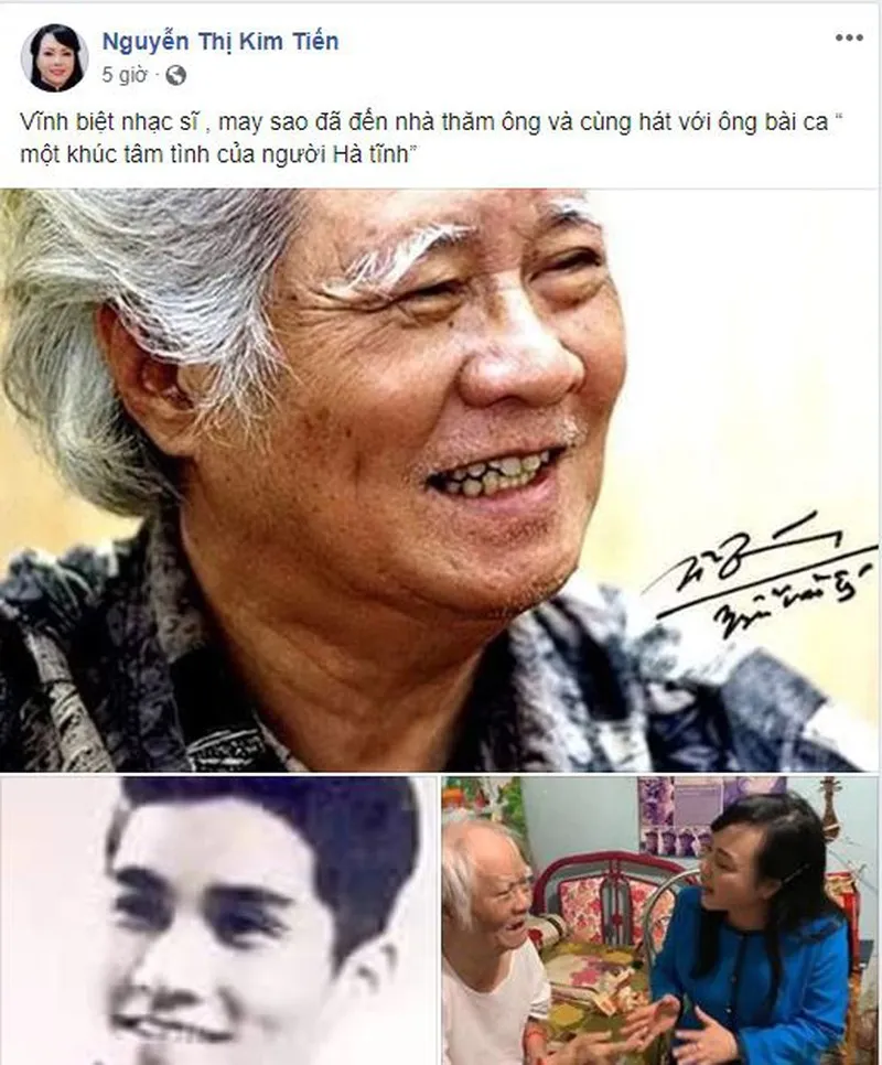 Cựu Bộ trưởng Y tế hát cùng nhạc sĩ Nguyễn Văn Tý - ảnh 1