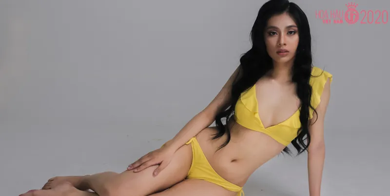 Tiếc những người đẹp không vào Bán kết Hoa hậu Việt Nam ảnh 27 Ngắm Quỳnh Trang - nữ sinh chuyên Toán thi Hoa hậu Việt Nam - ảnh 4