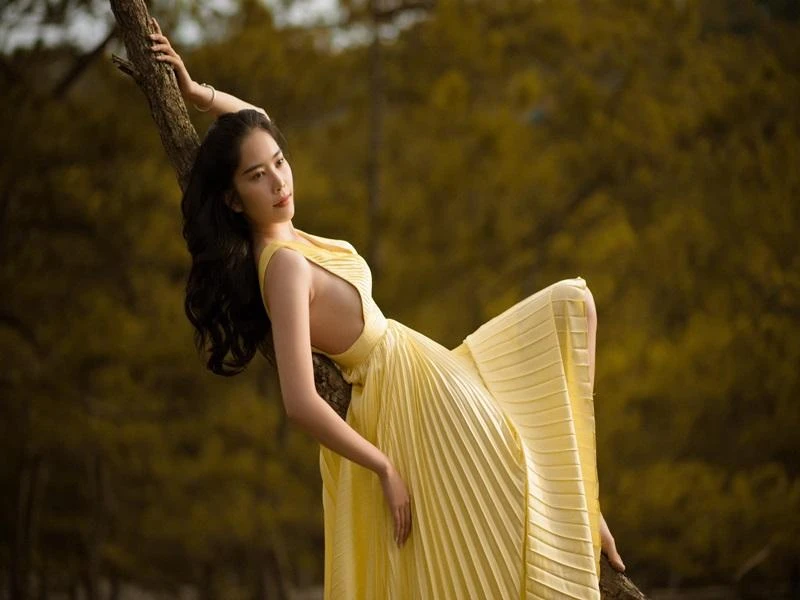 Ngắm nhan sắc hoa khôi Nam Em ứng cử viên nặng ký Miss World Vietnam 2022 ảnh 8