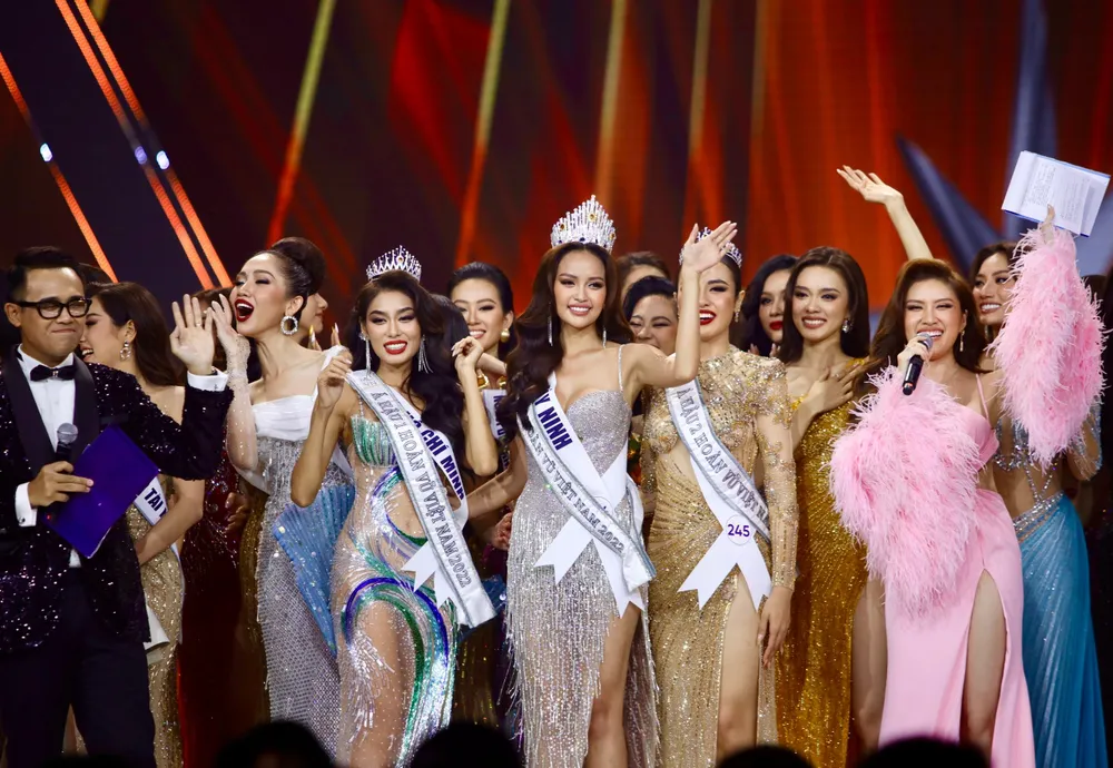 Cô gái đến từ Tây Ninh - Nguyễn Thị Ngọc Châu trở thành tân Hoa hậu Hoàn vũ Việt Nam 2022. Ảnh: NGUYỆT NHI Cô gái đến từ Tây Ninh - Nguyễn Thị Ngọc Châu trở thành tân Hoa hậu Hoàn vũ Việt Nam 2022. Ảnh: NGUYỆT NHI