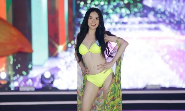 Người đẹp biển Nguyễn Khánh My xuất sắc vào thẳng top 20 của Miss World Vietnam 2022 (Hoa hậu Thế giới Việt Nam 2022). Ảnh: BTC/TPO