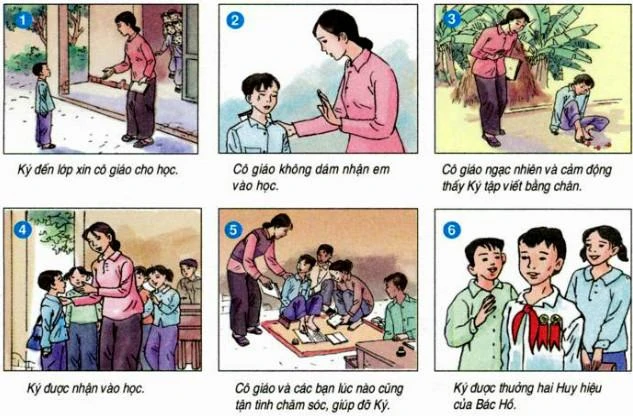 Đối với nhiều thế hệ học trò, hành trình đi học của thầy giáo Nguyễn Ngọc Ký được biết đến qua câu chuyện kể Bàn chân kỳ diệu trong sách Tiếng Việt lớp 4, tập I. Ảnh: TL
