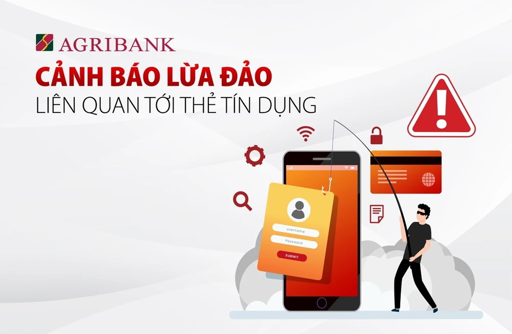 Agribank cảnh báo các hình thức lừa đảo liên quan tới thẻ tín dụng, thẻ phi vật lý.jpg