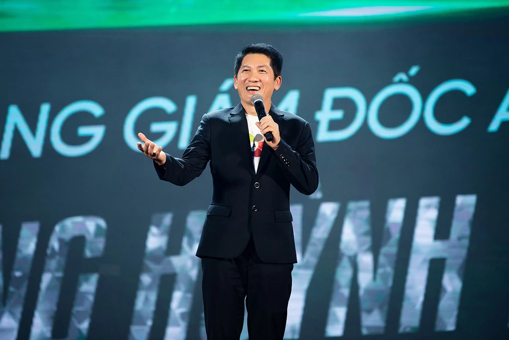 Ông Huỳnh Thiên Triều, TGĐ Amway Việt Nam phát biểu tại buổi lễ.jpg