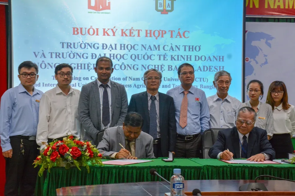Trường ĐH Nam Cần Thơ đẩy mạnh hợp tác Quốc tế. Trường ĐH Nam Cần Thơ đẩy mạnh hợp tác Quốc tế.jpg