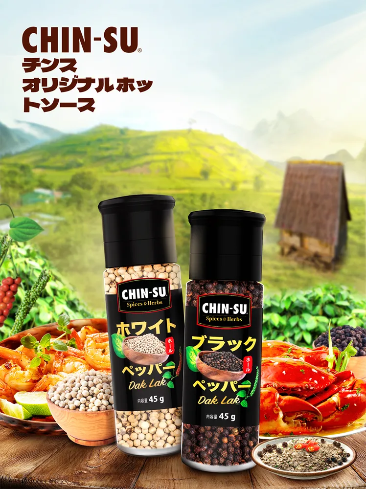 Hồ tiêu chất lượng từ cao nguyên Đắk Lắk với ruột chắc, mùi thơm nồng và vị cay đậm (Ảnh: Masan Consumer).jpg