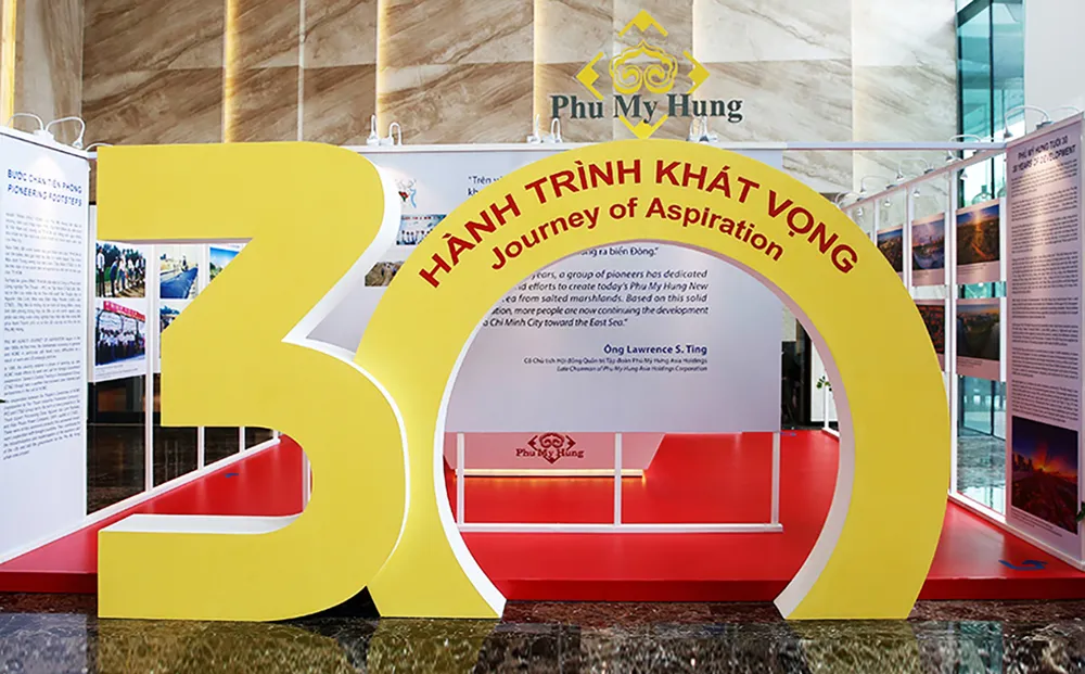 Triển lãm với chủ đề “Phú Mỹ Hưng - Hành trình khát vọng”.JPG