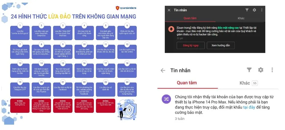 Thủ đoạn lừa đảo trên không gian tài chính số. TCBS tăng cường bảo mật tài khoản và an toàn giao dịch.jpg