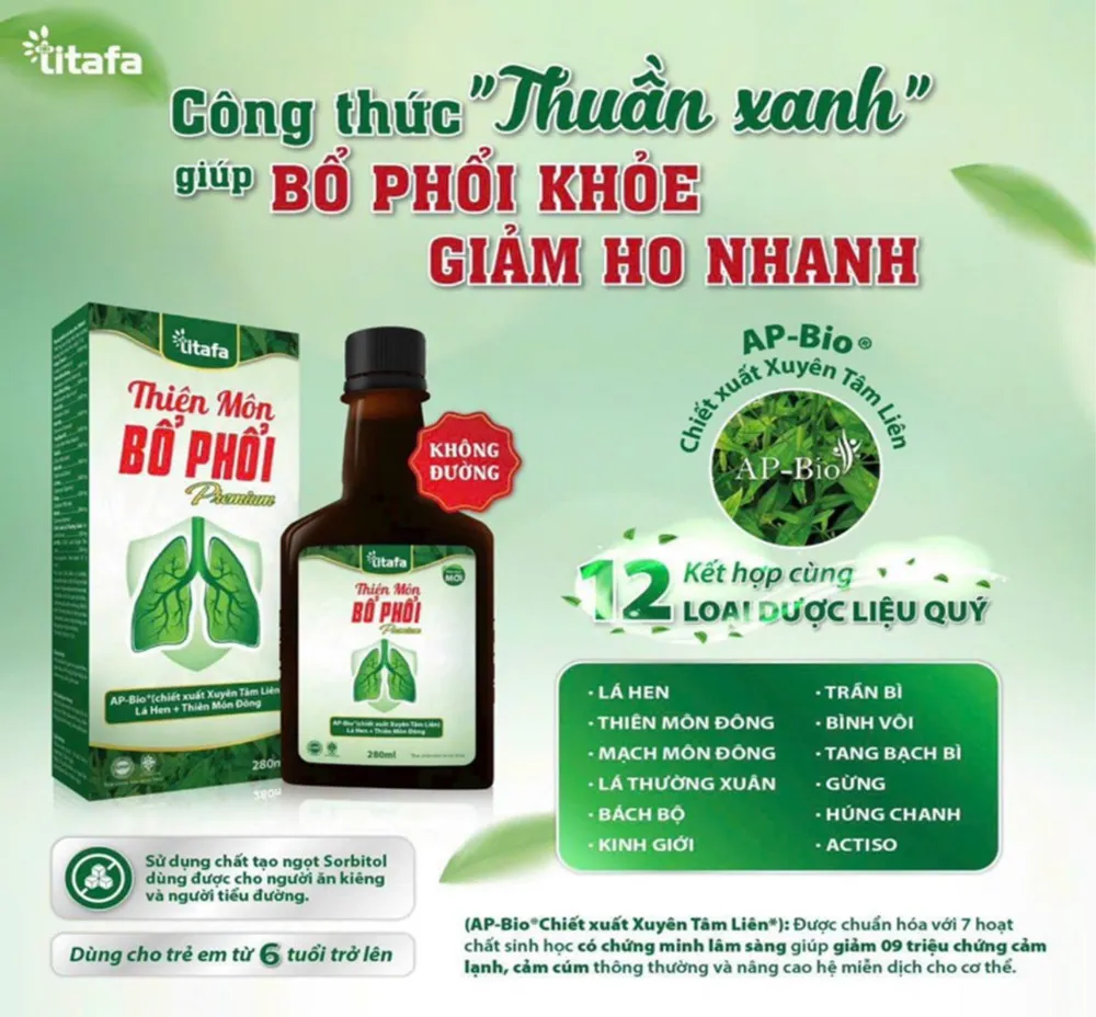 AP-BIO Xuyên Tâm Liên - Giải pháp mới bổ phổi giảm ho. AP-BIO Xuyên Tâm Liên - Giải pháp mới bổ phổi giảm ho.png