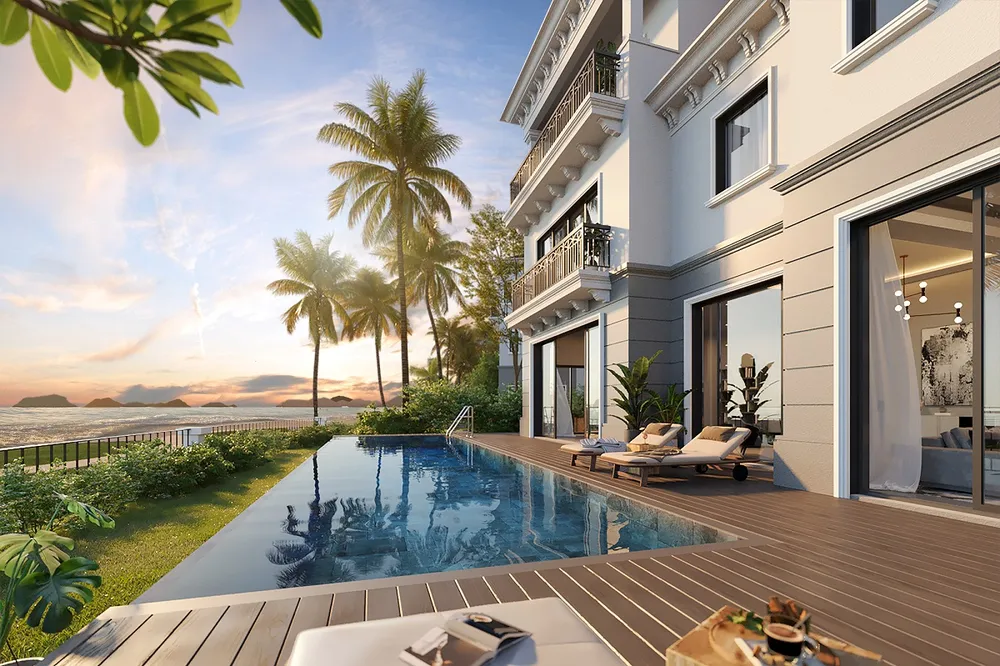Ảnh phối cảnh dự án Grand Bay Halong Villas. Ảnh: BIM Land. Ảnh phối cảnh dự án Grand Bay Halong Villas.jpg