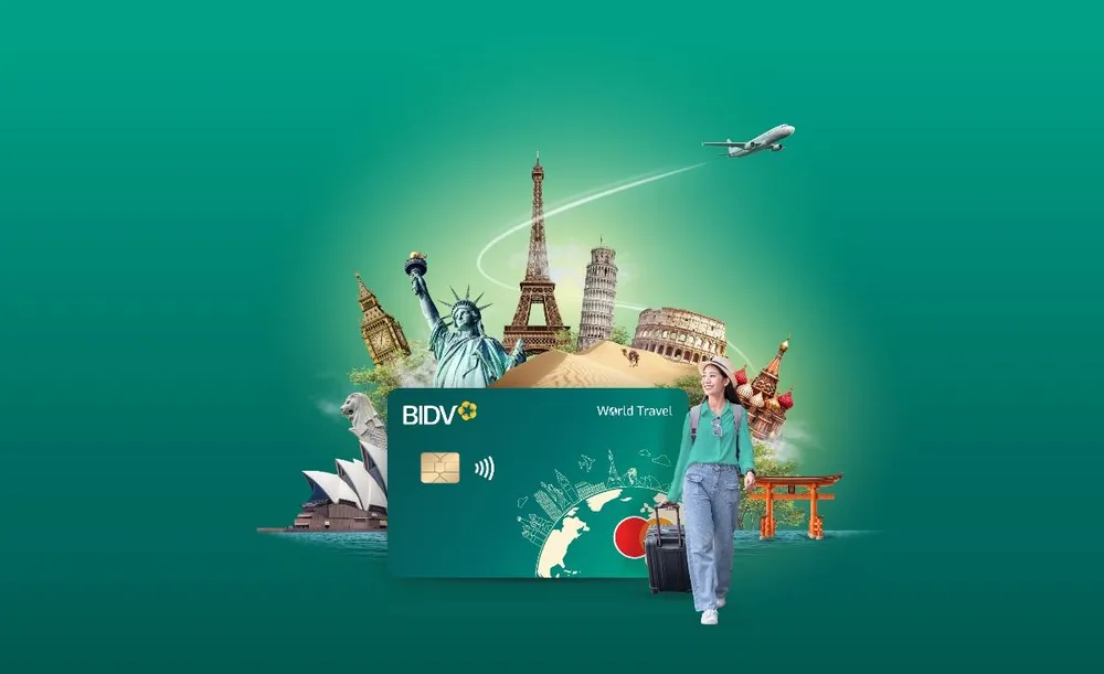 Khám phá thế giới với BIDV Mastercard World Travel. Ảnh: BIDV Khám phá thế giới với BIDV Mastercard World Travel.jpg
