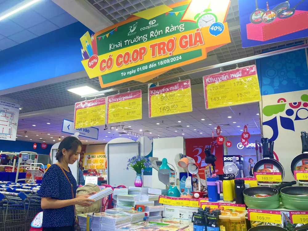 Co.opmart, Co.opXtra trợ giá hơn 1.000 mặt hàng mùa khai trường.jpg