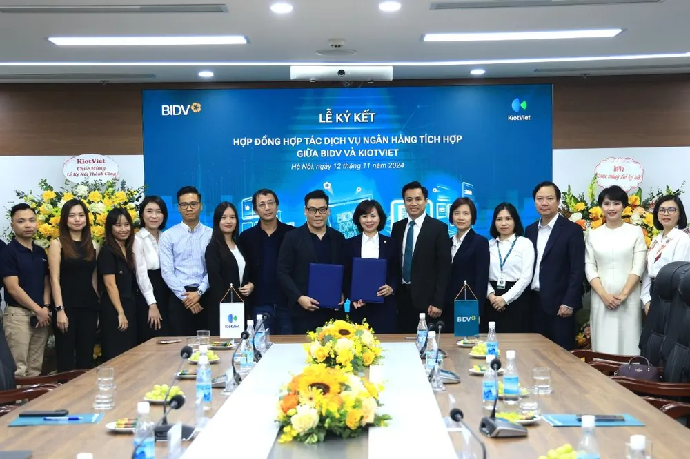 BIDV và KIOTVIET hợp tác triển khai dịch vụ ngân hàng tích hợp.jpg