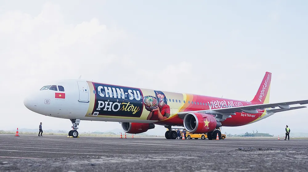Vietjet và Masan Consumer hợp tác đưa phở truyền thống lên các chuyến bay.JPG