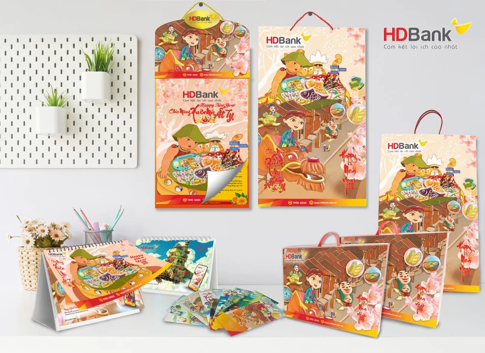 Bộ lịch HDBank 2025: 35 năm mùa xuân hành động, Tết Xanh vững bền.jpg