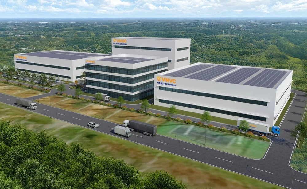 Thiết kế Nhà máy Vắc xin và Sinh phẩm VNVC dự kiến khởi công trong năm 2025. Ảnh: VNVC Pfizer ký hợp tác chia sẻ kiến thức sản xuất vắc xin công nghệ cao với VNVC.jpg