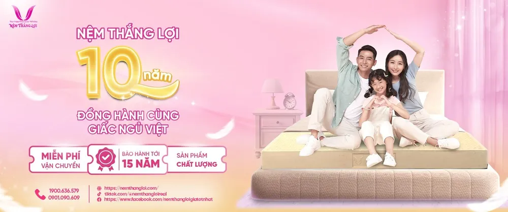 Nệm Thắng Lợi: Gần 10 năm đồng hành cùng giấc ngủ người Việt.jpg