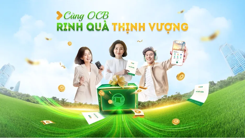 Chương trình mang đến hàng ngàn quà tặng dành cho khách hàng nhân dịp OCB 29 tuổi. OCB triển khai 'siêu' ưu đãi mừng sinh nhật tuổi 29.jpeg